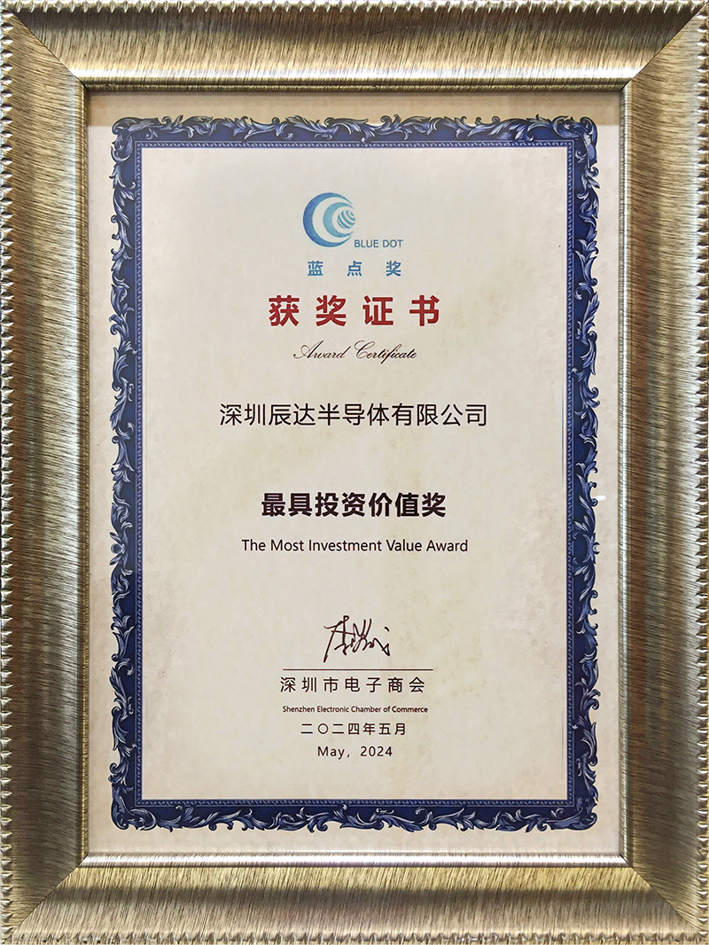 Blue Dot Award - Most Valuable Investment Award