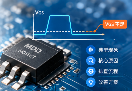 MOSFET 栅极电压不足怎么办？VGS 异常排查指南